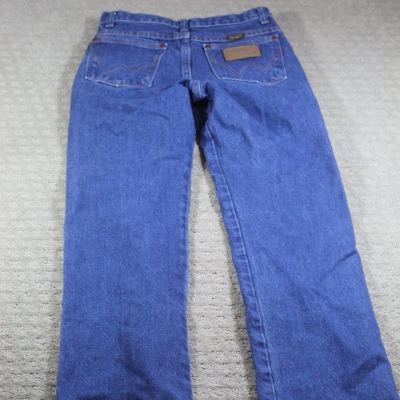 Wrangler Size 16 Slim Blue Jeans with Adjustable Waist - Picture 2 of 6